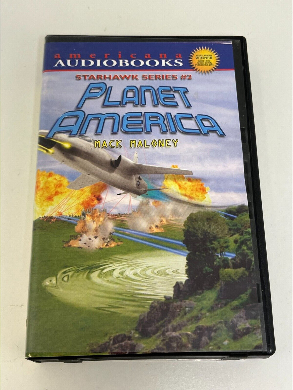 American Audiobooks - Starhawk Series #2 - Planet America - Mack Maloney - Tapes